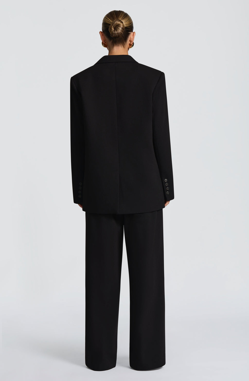 Victoria - Blazer Sartoriale Nero Boxy