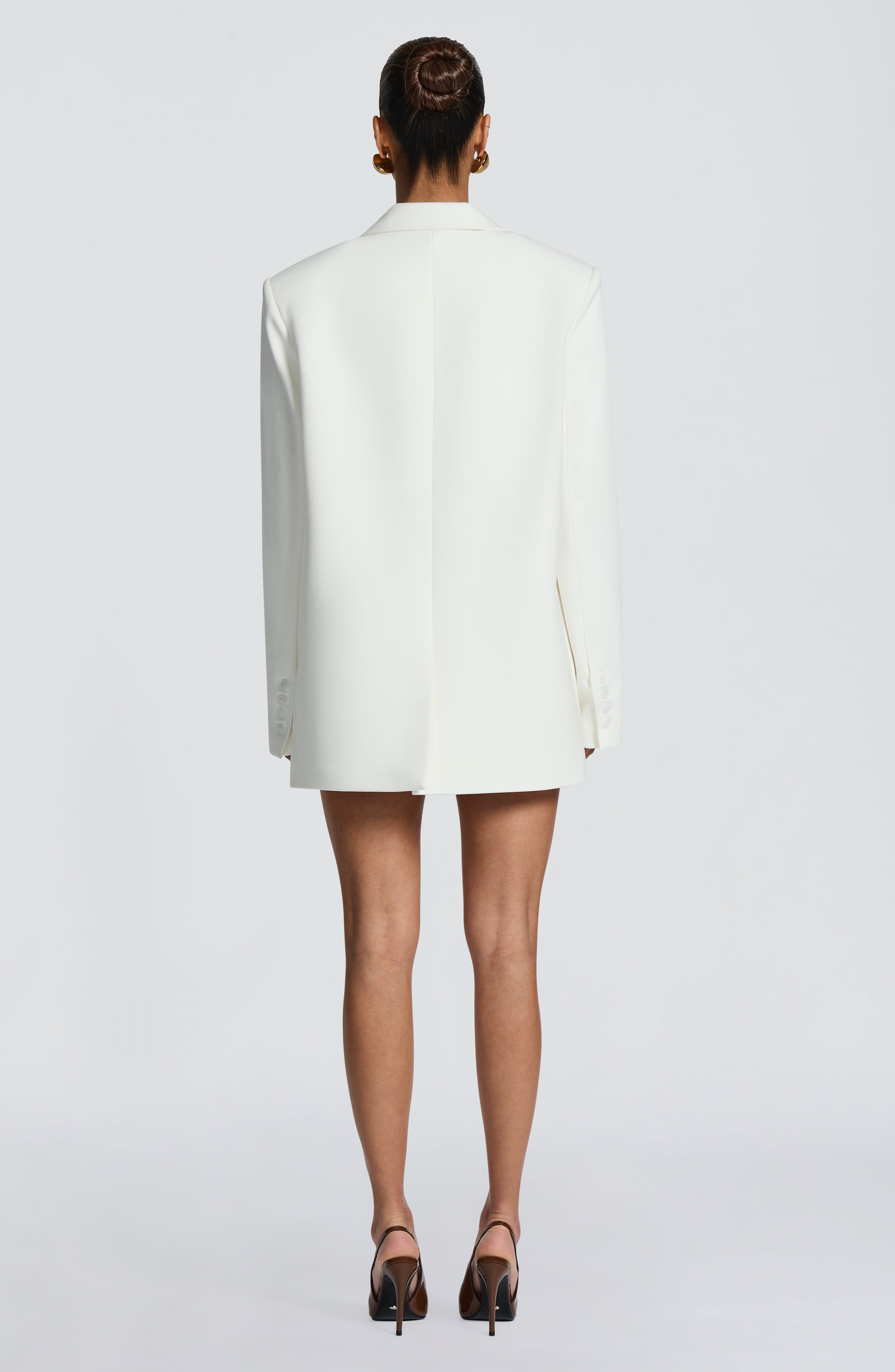 Ana - Blazer Sartoriale Avorio Boxy