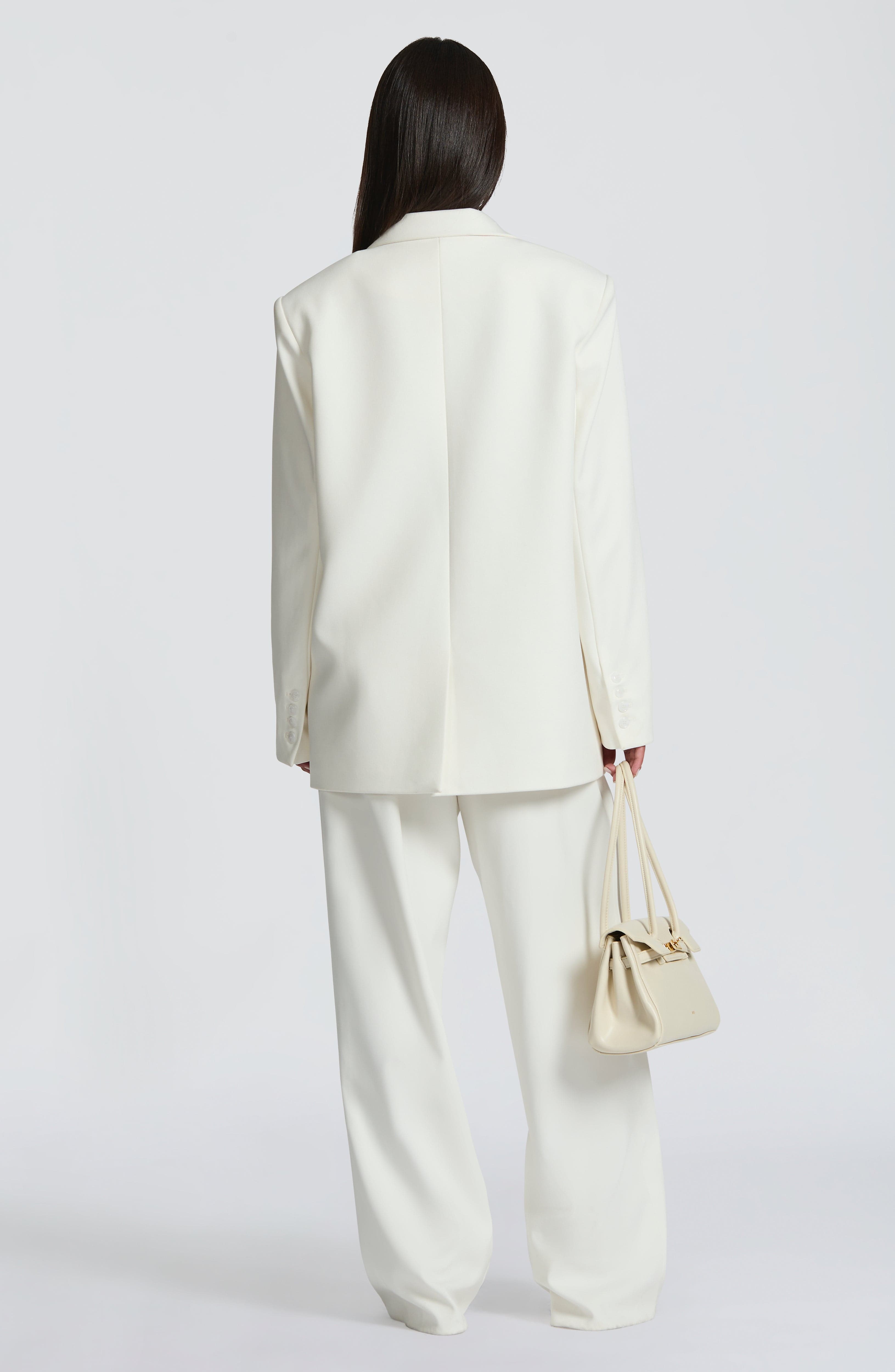 Ana - Blazer Sartoriale Avorio Boxy