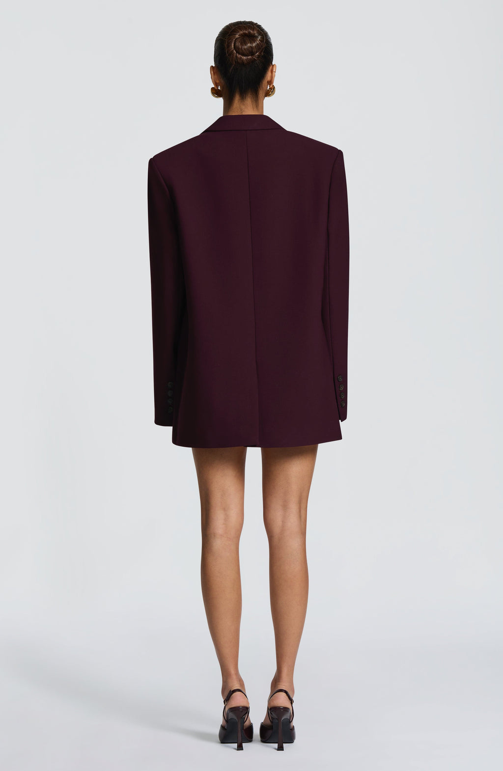 Diana - Blazer Sartoriale Prugna Oversize
